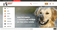 Desktop Screenshot of forpet.cz